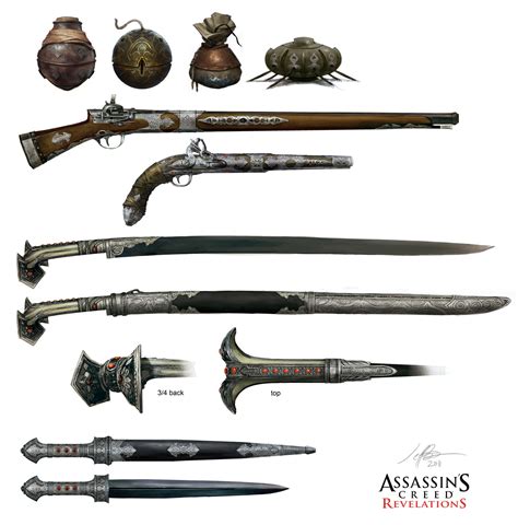 assassin's creed 1 weapons list.